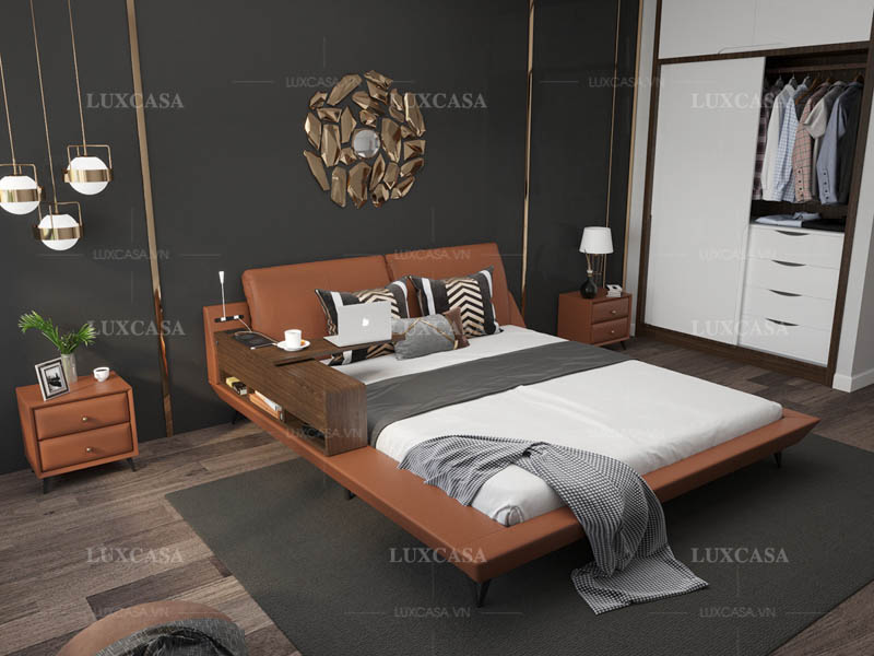Giường đôi có bàn gấp LUX SB3