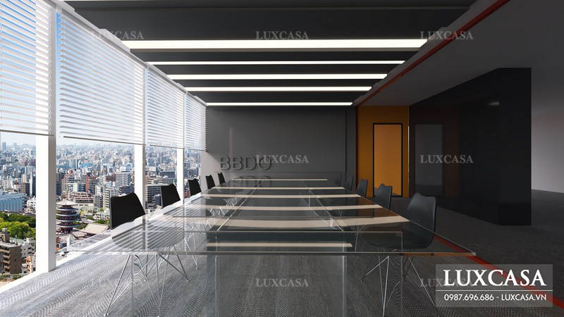 Thi công nội thất văn phòng công ty BBDO Design diện tích 200 m2