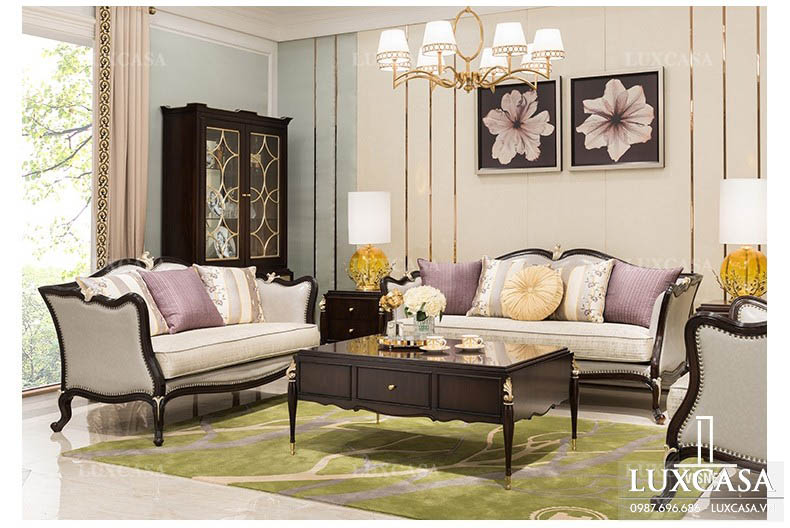 Mẫu sofa tân cổ điển đẹp STC111