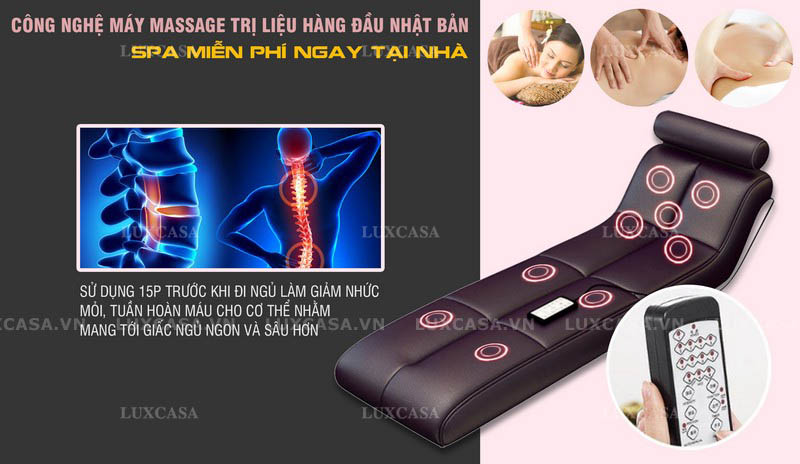 Giường ngủ thông minh massage hiện đại