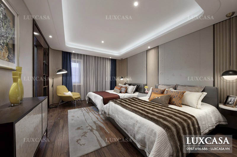 Thi công nội thất biệt thự thông tầng 180m2 ở Quảng Ninh