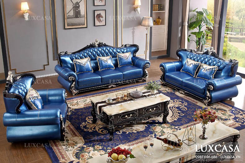 Bộ ghế sofa tân cổ điển Ấn Độ STC118