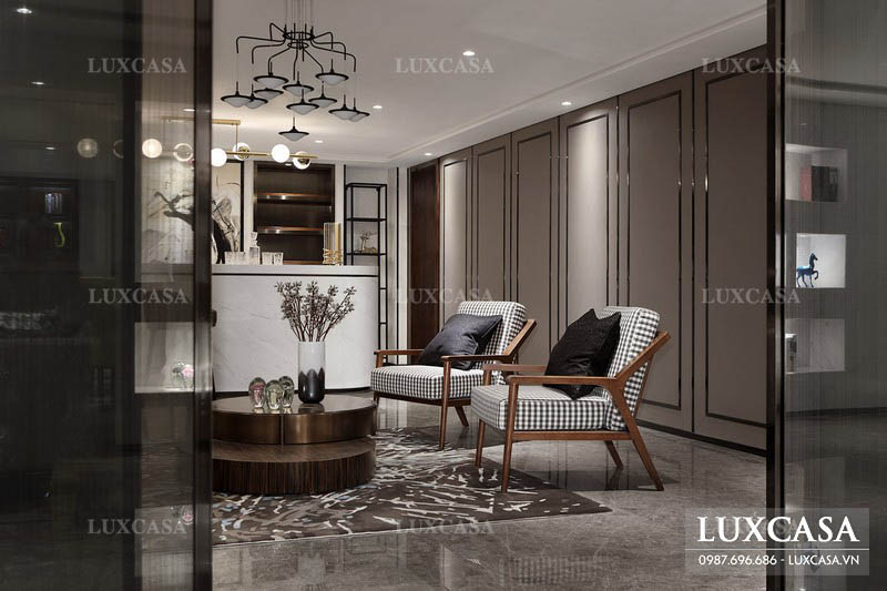 Thi công nội thất biệt thự thông tầng 180m2 ở Quảng Ninh