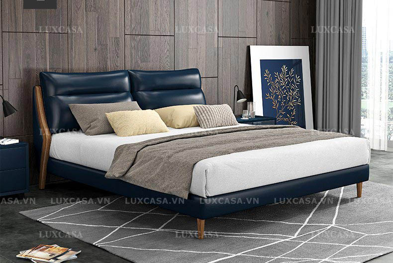 Mẫu giường da Microfiber sáng tạo GD148