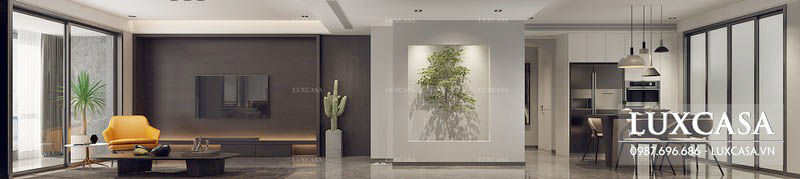 Tổng hợp các mẫu phòng khách chung cư được công ty Luxcasa thực hiện