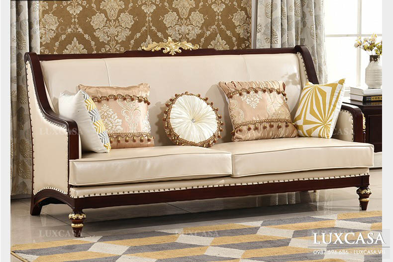 Ghế sofa tân cổ điển phong cách Bắc Âu STC115