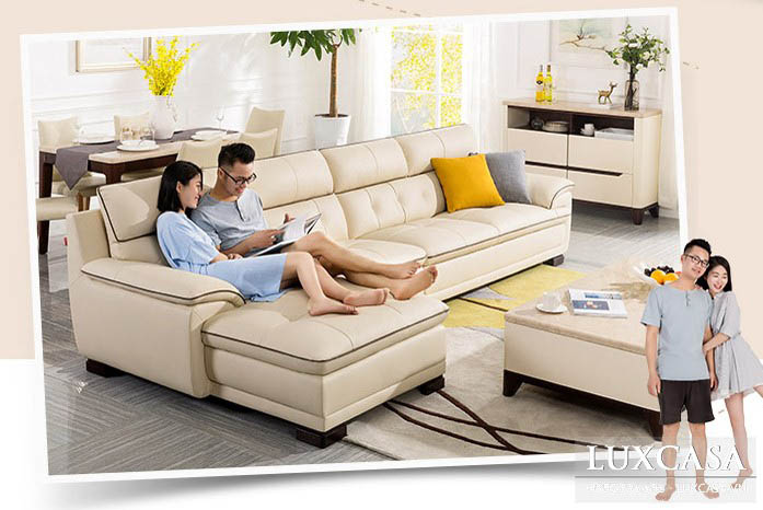 mẫu ghế sofa da SD105 cao cấp