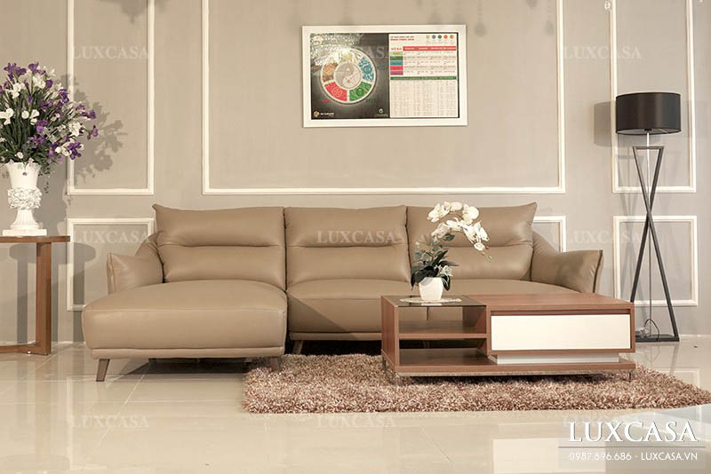 ghế sofa bọc da hiện đại SD109