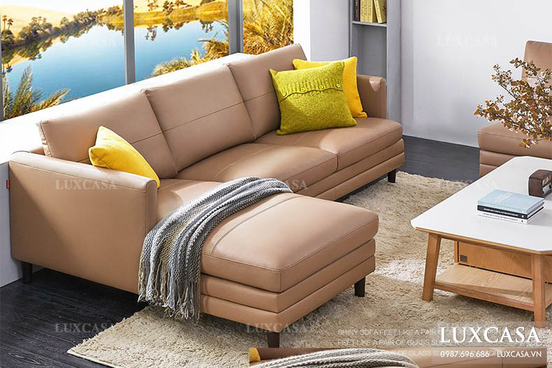 Ghế sofa phong cách đơn giản mộc mạc