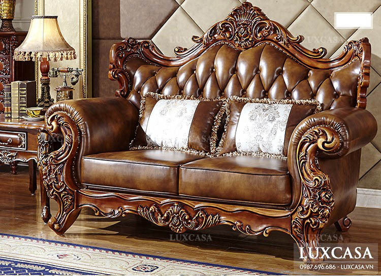 Bộ ghế sofa tân cổ điển siêu đẹp STC114