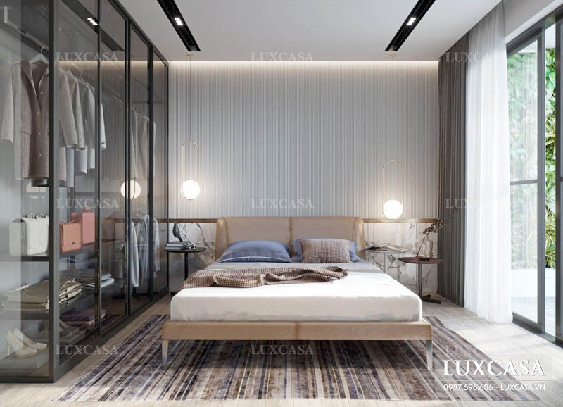 Thiết kế nội thất chung cư 3 phòng ngủ sang trọng tân cổ điển