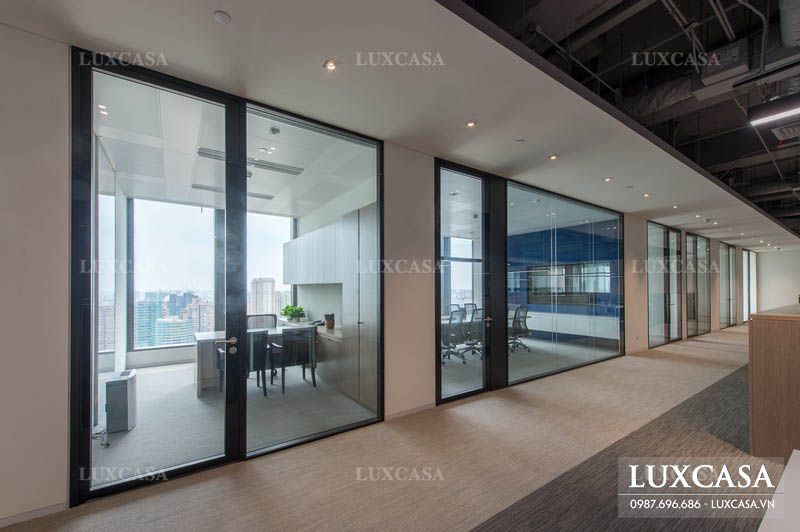 Thiết kế nội thất văn phòng công ty tài chính 200m2