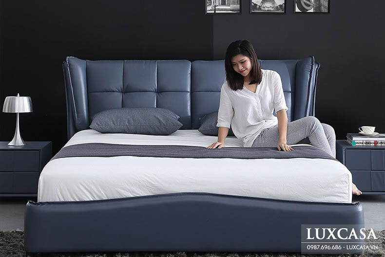 giường ngủ bọc da đẹp GD102