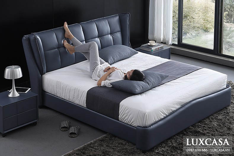 giường ngủ da GD102