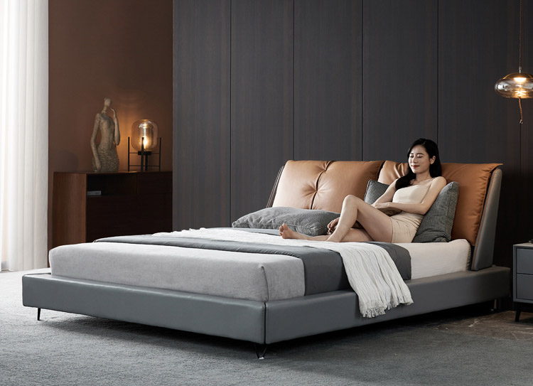 Giường phủ da chất lượng cao