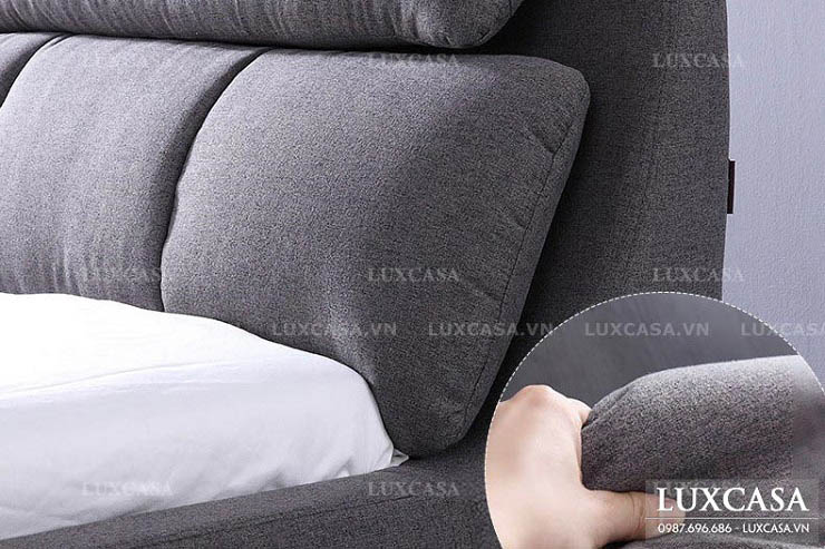 Kiểu dáng giường nỉ hiện đại GN114