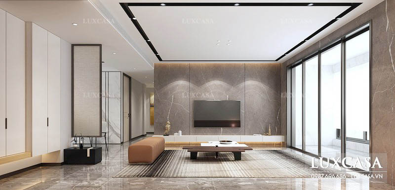 Tổng hợp các mẫu phòng khách chung cư được công ty Luxcasa thực hiện