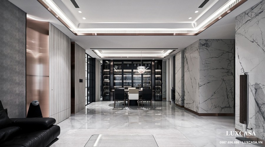 Thiết kế nội thất chung cư luxury Vinhome