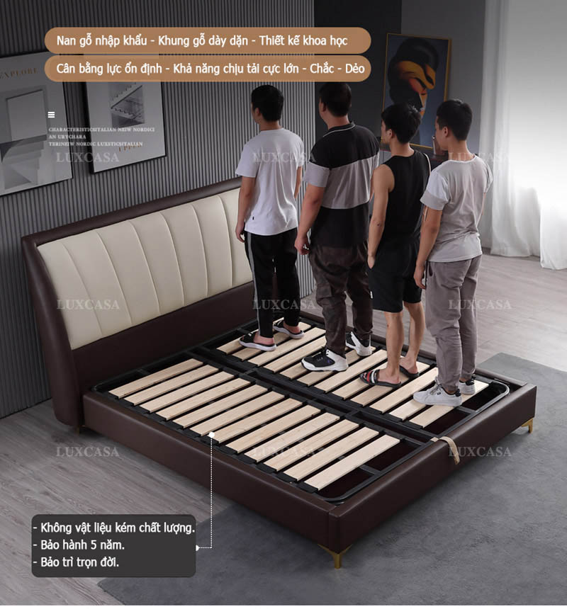 Khung giát gỗ nhập khẩu giúp cân bằng lực