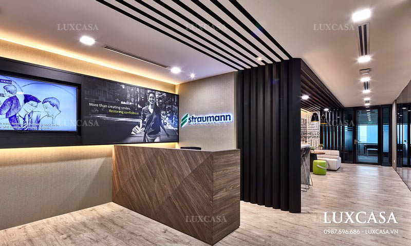 Phong cách thiết kế văn phòng đơn giản Straumann