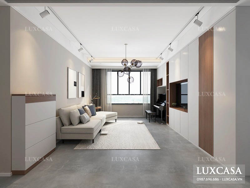 Thiết kế nội thất chung cư nhỏ hiện đại ở Thanh Xuân
