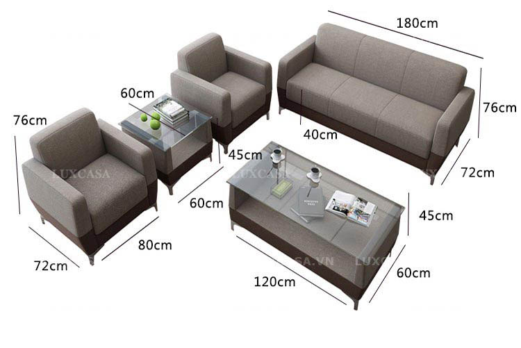 Sofa văn phòng bọc vải SP131