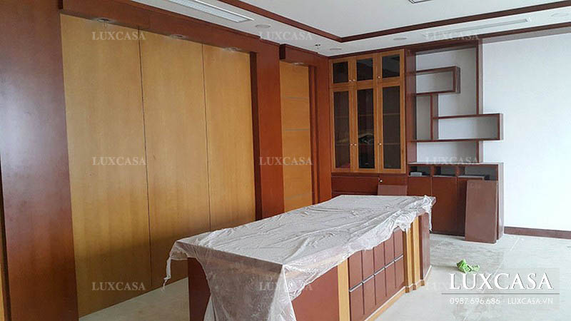 Thi công nội thất văn phòng làm việc tập đoàn Vietthang