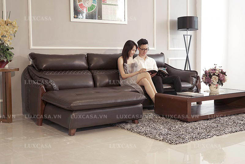 Sofa da sang trọng ấn tượng SD133