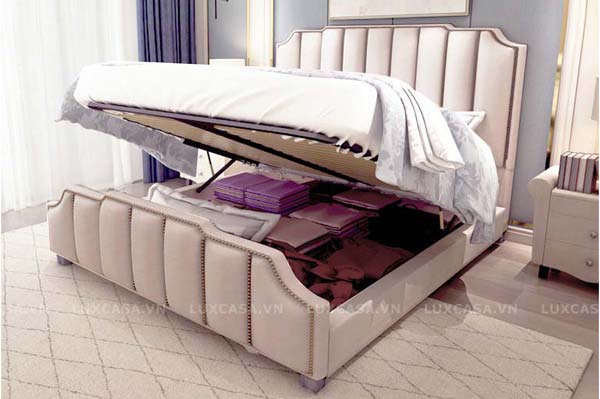 What are some luxurious and elegant bed designs that I can find online?