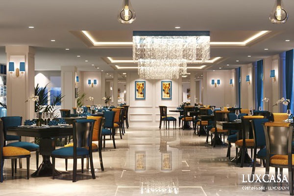 Top mẫu thiết kế nhà hàng đẹp hiện đại sang trọng