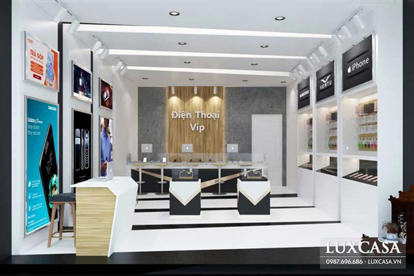 Ý tưởng thiết kế nội thất shop cửa hàng theo diện tích