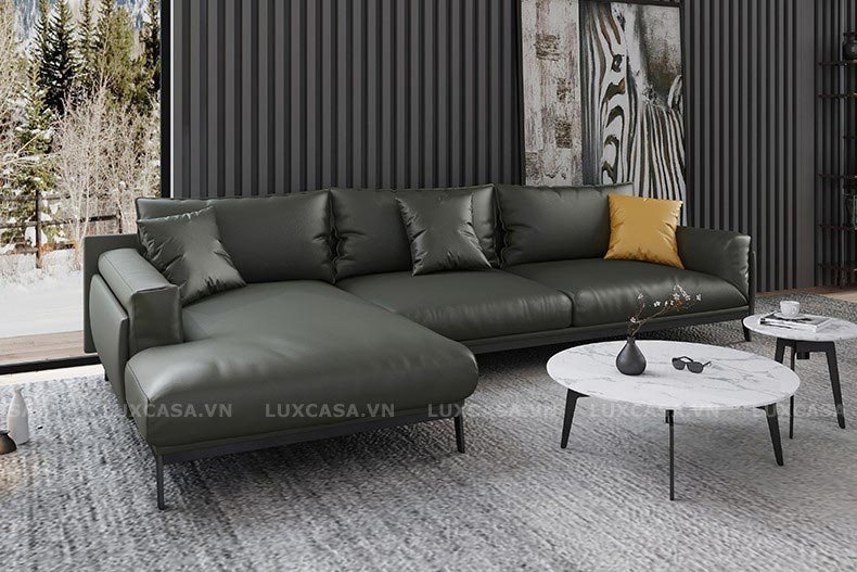 Sofa da phong cách châu Âu SD141