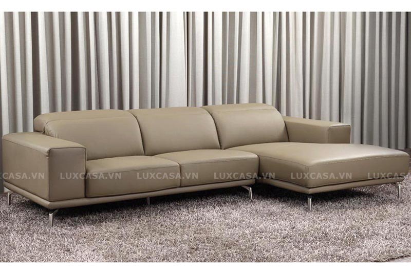 Set sofa da góc chữ L SD112