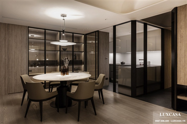Thiết kế căn hộ đẹp sang trọng 3PN