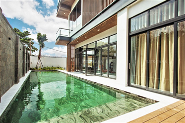 Thiết kế thi công biệt thự hiện đại có bể bơi