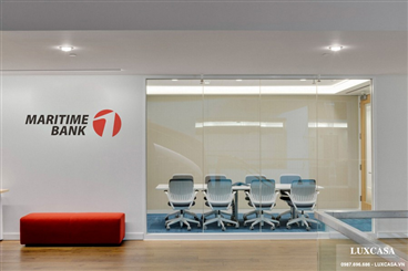 Thiết kế thi công văn phòng ngân hàng Maritimebank