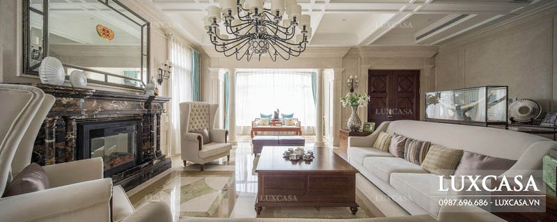 Mẫu thiết kế nội thất biệt thự Vinhome sang trọng và đẳng cấp