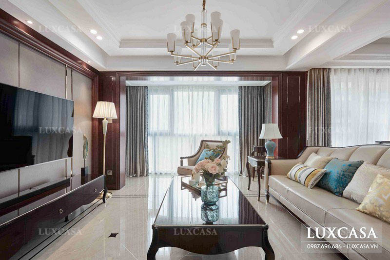 Thi công nội thất biệt thự cao cấp ở Hà Nội 4 phòng ngủ