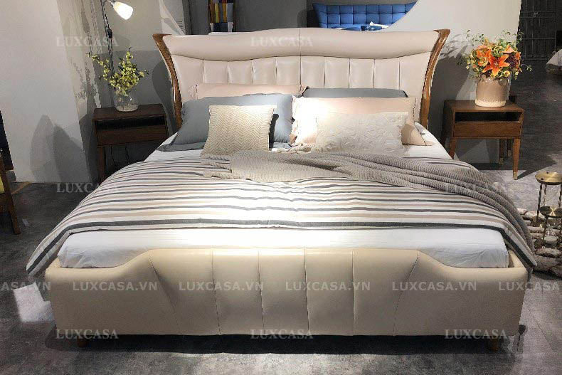 Giường đôi mới lạ độc đáo GD134