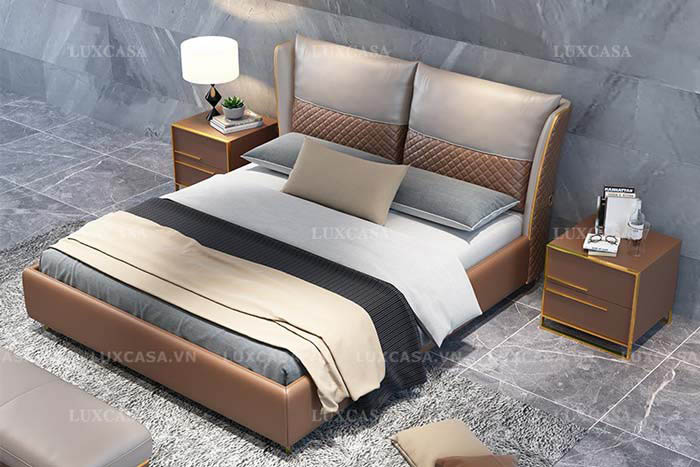Sáng tạo giường da công nghiệp GD163