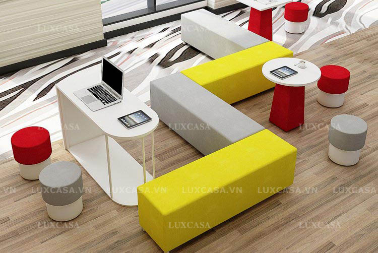 Bộ ghế sofa sảnh chờ công ty SP115