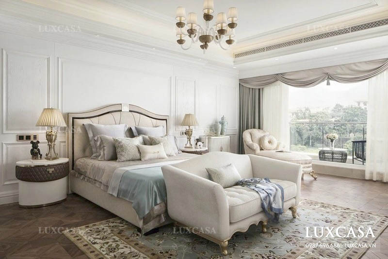 Thiết kế thi công nội thất biệt thự cổ điển đẹp, sang trọng