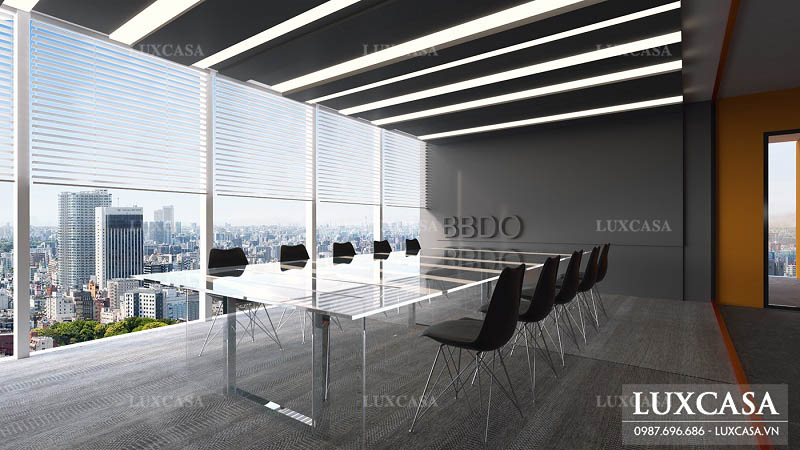 Thi công nội thất văn phòng công ty BBDO Design diện tích 200 m2