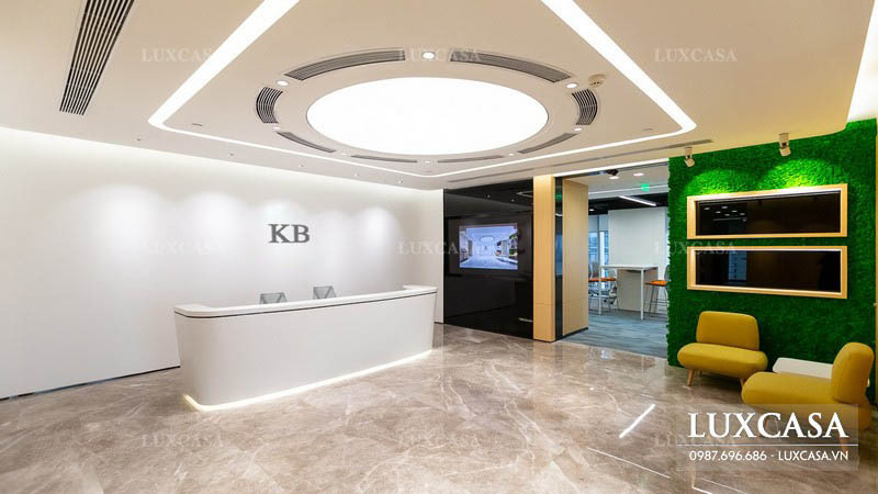 Thiết kế văn phòng công ty KB phong cách hiện đại