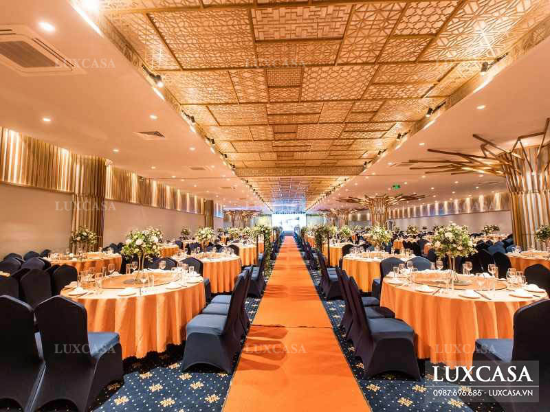 Thi công nội thất nhà hàng tiệc cưới, sự kiện ấn tượng ở Nam Định