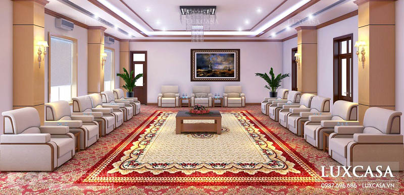 Gợi ý trang trí phòng khánh tiết công ty đẹp