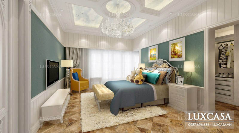 Thiết kế thi công nội thất biệt thự cổ điển phong cách hoàng gia