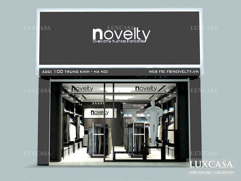Thiết kế nội thất shop thời trang nam Novelty ấn tượng, sáng tạo Thành quả dự án thiết kế shop thời trang nam Novelty ấn tượng, sang trọng và phong độ 