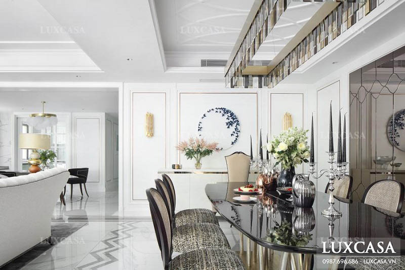 Thiết kế trang trí biệt thự theo mẫu yêu cầu