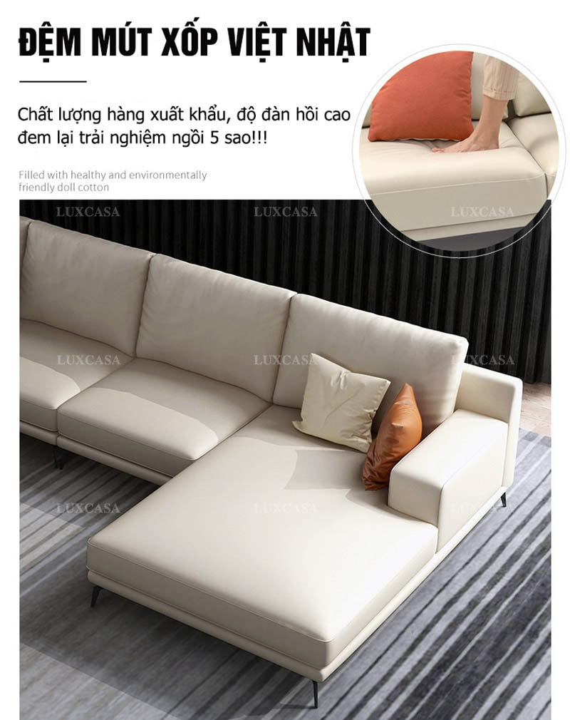 Tiêu chuẩn đệm mút làm sopha Luxcasa